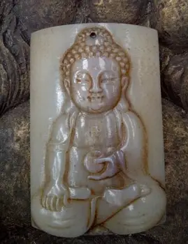 

Big Buddha, antique jade jade Buddha sculpture.