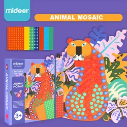 MiDeer детский эва животного мозаичного искусства игрушки Детские творческие ручной работы DIY пунктирной искусство 3D наклейка 3Y +