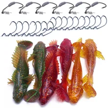 CATCHSIF 29 шт. Sculpin shad мягкие рыболовные крючки Утяжеленные