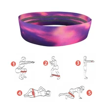 Non-slip Йога полоса лента-трофей хип кольцевая петля лента-Эспандер для фитнеса тренировка, упражнение для бедренной кости ног Глют стыковой Приседания