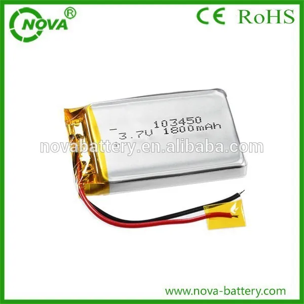 Литий полимерный аккумулятор lp103450 1800 мАч|rechargeable lithium|lithium polymer rechargeable batteriesbattery