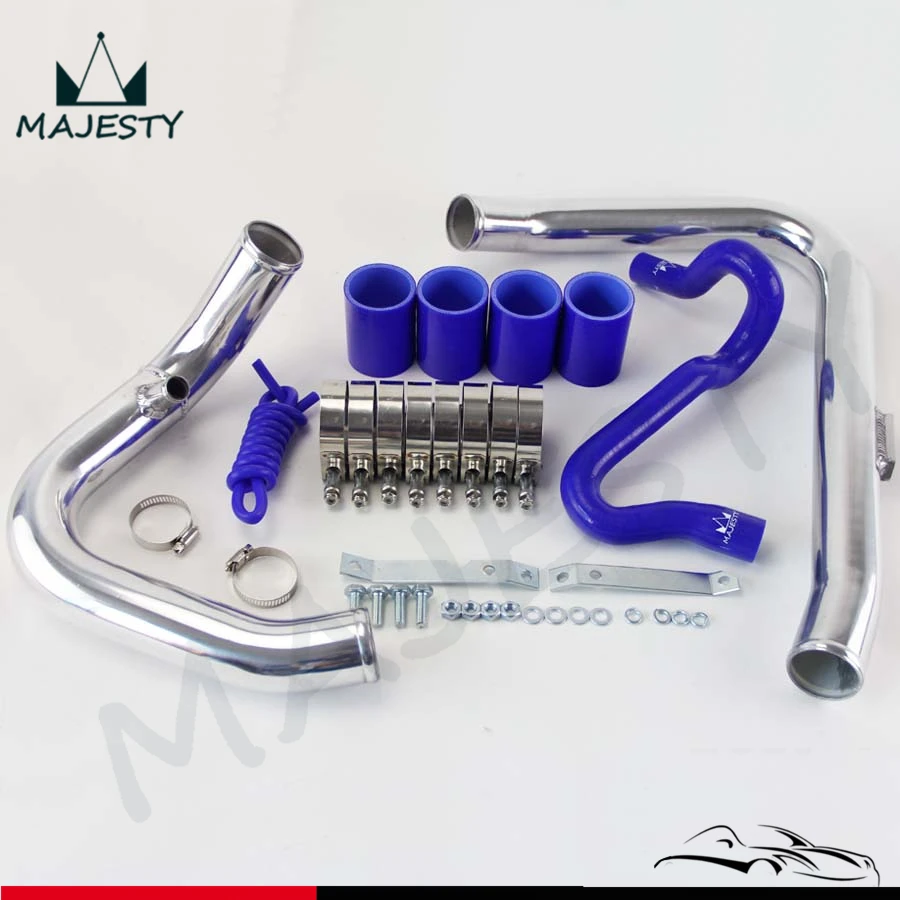 Turbo Aluminum Intercooler Piping Pipe Kit Fits For Audi A4 1.8T