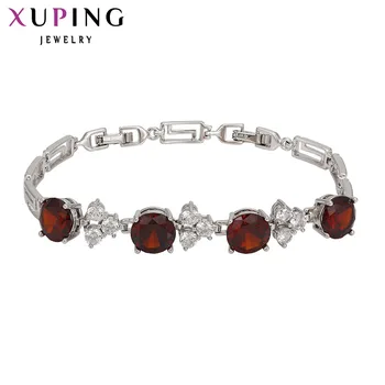 

Xuping Luxury Bracelet Amazing Quality Color Plated Red Bracelets Women Top Sale Promotion Halloween Gift 73217
