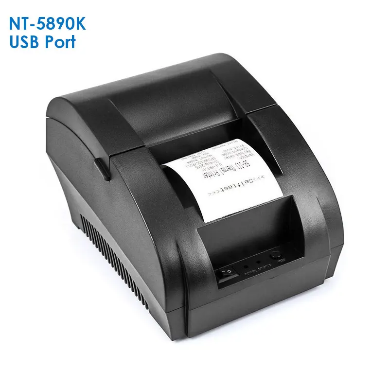 NETUM NT-1809DD 58mm Bluetooth Thermal Receipt Printer for Android IOS Windows AND 5890T RS232 Port Receipt Printer POS Portable mini color printer Printers