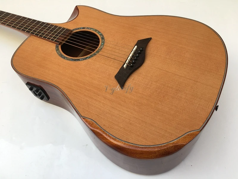 

hand made performance acoustic guitar solid wood spruce wholesale
