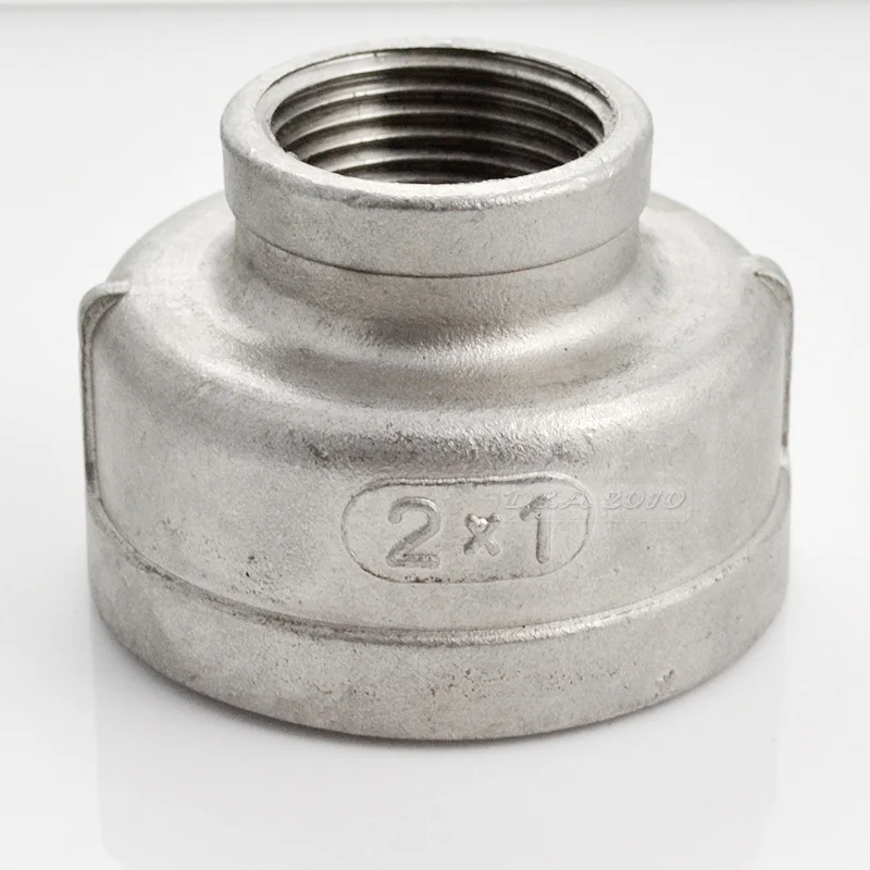 

2"x1" Female Nipple Threaded Reducer Pipe Fittings Stainless Steel SS304