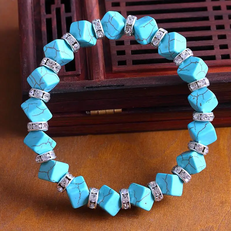 2017 Hot Fashion Vintage Bracelets Beads Crystal B...