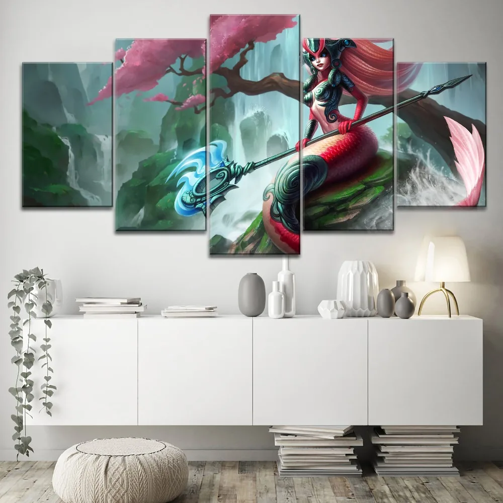 5-Piece-Game-League-of-Legends-Nami-Poster-Modern-Canvas-Printing-Type-Style-Home-Decorative-Wall (3)