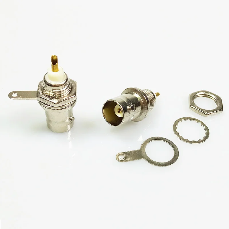 BNC Female Connectors Chassis Panel Mount Monitor Accessories CCTV Camera System DIY (3)