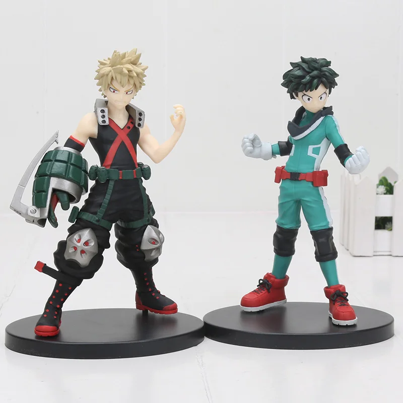 10 см аниме My Hero Academy Midoriya Izuku Bakugou кацуки q-версия#686#705 323 figma модель игрушки ПВХ Фигурки игрушки - Цвет: 4113 bag 2pcs