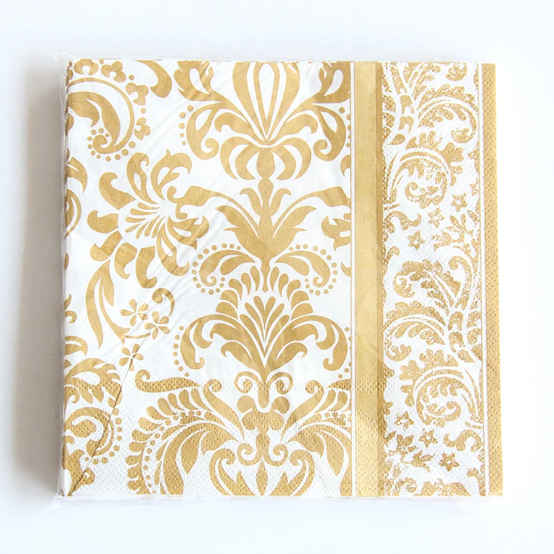

20pcs/pack Flower pattern Paper Napkin Wedding Birthday Party supplies Baby shower party decoration Paper towel Tissue Napkin