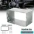 6.2 “Car Stereo Fascia Dash Pannello Struttura In Metallo 2 Din Trim Staffa di Montaggio Kit di Installazione Radio LETTORE DVD Per VW jetta Chico Golf