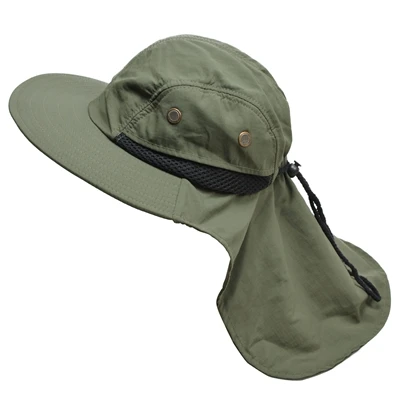 Новая брендовая шляпа, Солнцезащитная шляпа для мужчин, Солнцезащитная шляпа для рыбалки, Панама, летняя шляпа, для восхождения по горным джунглям, для пеших прогулок, женские шляпы с защитой от ультрафиолета - Цвет: Amy Green