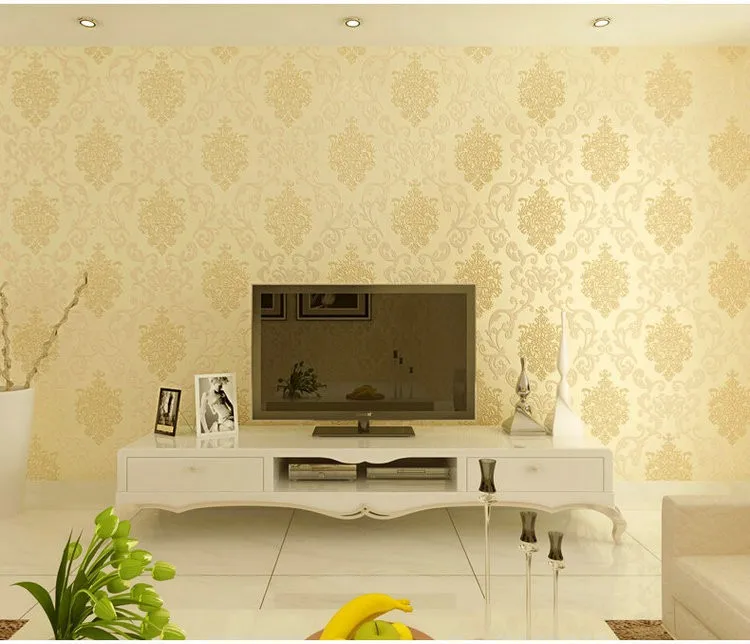 Waliicorners Luxury Italian Style Modern 3D Embossed Background Wallcovering For Living Room Bedroom Decor Damask Wall Paper Roll Wallpaper 13 6