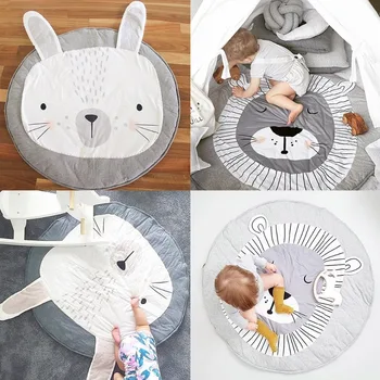 

New Puseky Infant Baby Sleeping Mat Cute Rabbit Lion Animal Crawling Playing Blanket Climbing Carpet Quilt Kids Bedding