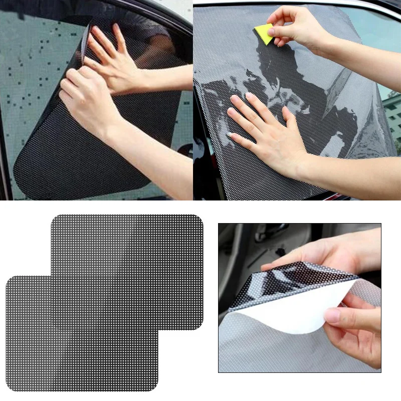 2 шт Универсальный Автомобильный солнцезащитный щиток для автомобиля блок статический цепляющий козырек экран