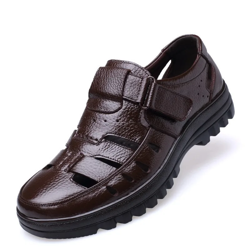 Size 38-44 uomini estate scarpe stile Classico stile Retrò Gladiatore uomini Freddi sandali Fretwork Traspirante Scarpe Fisherman Nero marrone
