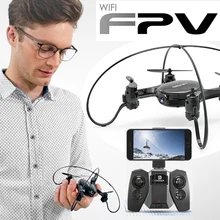 Мини Дрон на ру e Smart в режиме реального времени видео с видом от первого лица Quadcopte селфи Дрон на Ру с HD Wifi камера Вертолет мальчик игрушки подарок с коробкой