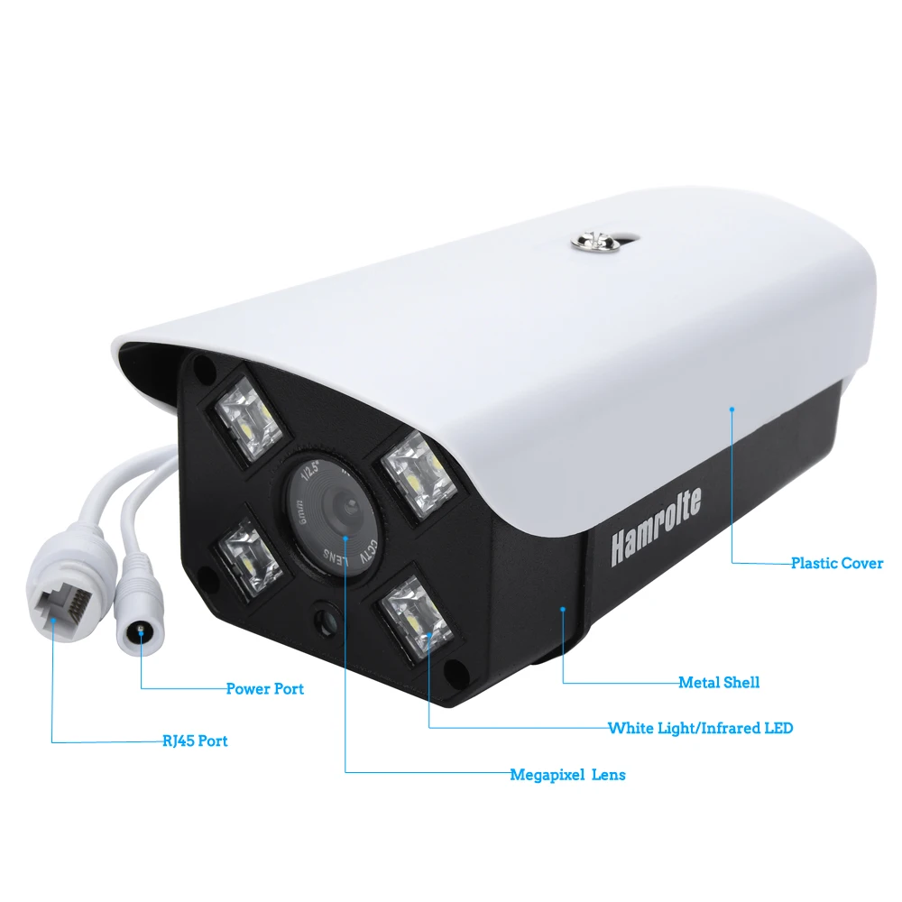 Ip камера hamrotte H.265 Onvif 5MP 3MP 2MP наружная поддержка обнаружения движения доступ к