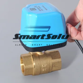

Free shipping New DN15 DN20 DN25 DN32 AC220V Electric Ball Valve Brass Motorized Ball Valve ,Switch type electric two-way valves