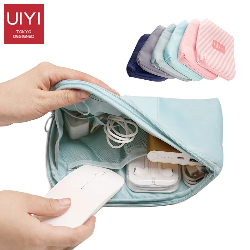 

2019 New Women Men Travel bag Storage Package USB Small Cosmetic Bag Women Cosmetic Bag For Make Up Cable Storage Organizer Bags