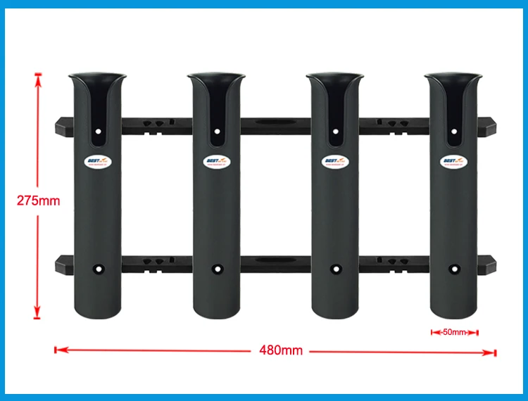 Vara de Pesca Haste de Pesca Suporte de Montagem Plástico Pólo Titular Portátil Leve Fiação Acessórios Tubo Durável Soquete Rack Abs Mod. 1204900 7 portátil leve haste de pesca fiação acessórios