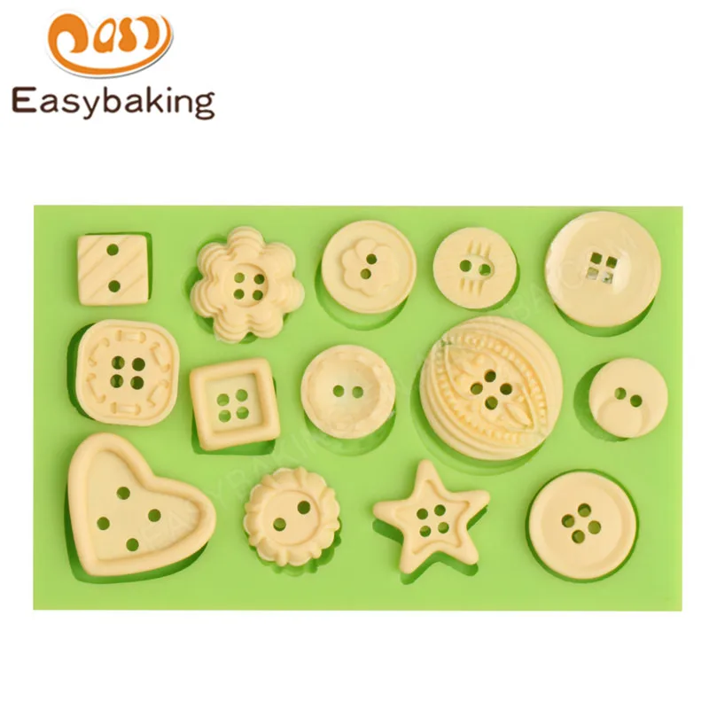 Us 4 02 50 Off Silicone Mold Cake Decorating Tools Diy Fondant Candy Buttons Shape Molds Chocolate Mould For Sugarcraft In Cake Molds From Home