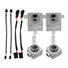 SKYJOYCE 55 Вт Xenon D1S Балласт лампа комплект D1S 4300 К 5000 К 6000 К D3S HID лампы для A3 A4 A7 Q5 Q7 D1S фар автомобиля комплект