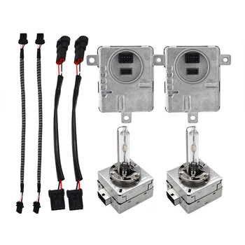

SKYJOYCE Original 55W Xenon D1S HID Ballast Bulb Kit D1S 4300K 5000K 6000K D3S HID Bulb For A3 A4 A7 Q5 Q7 D1S Car Headlight Kit