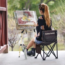 Европейский портативный небольшой складной стул открытый складной стул рыболовный стул пляжный стул для отдыха живопись Эскиз стул