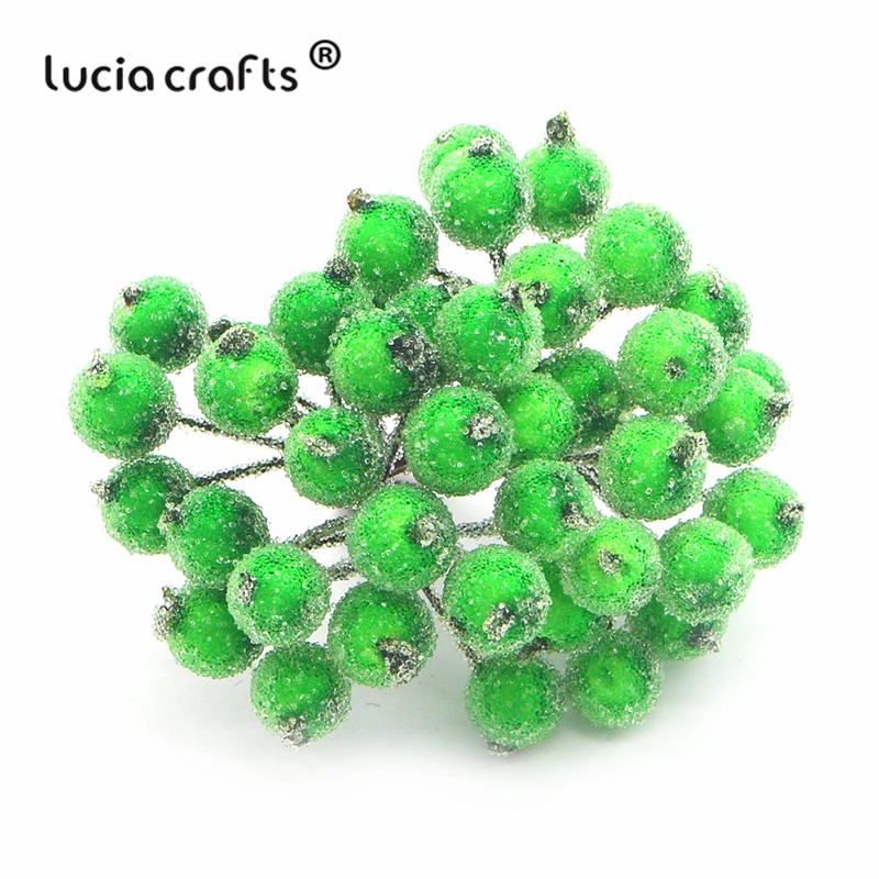 Lucia Crafts 15 цветов искусственный фруктовый цветок ягоды Stamen для свадебной