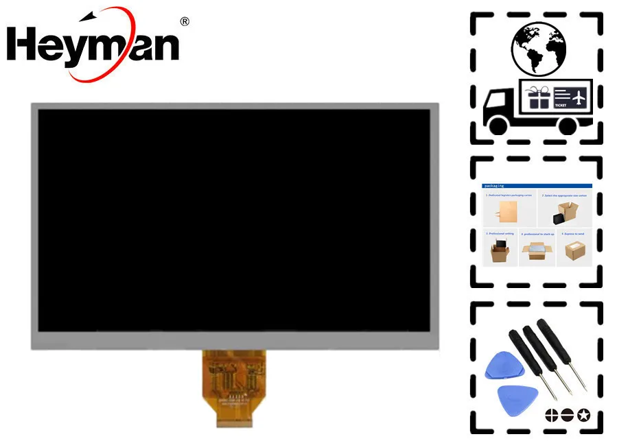 

Heyman 10,1''size LCD display screen KD101N7-40NB-A16 V0 FPC/KD101N7-40NB-A17 for China-Tablet PC Replacement parts