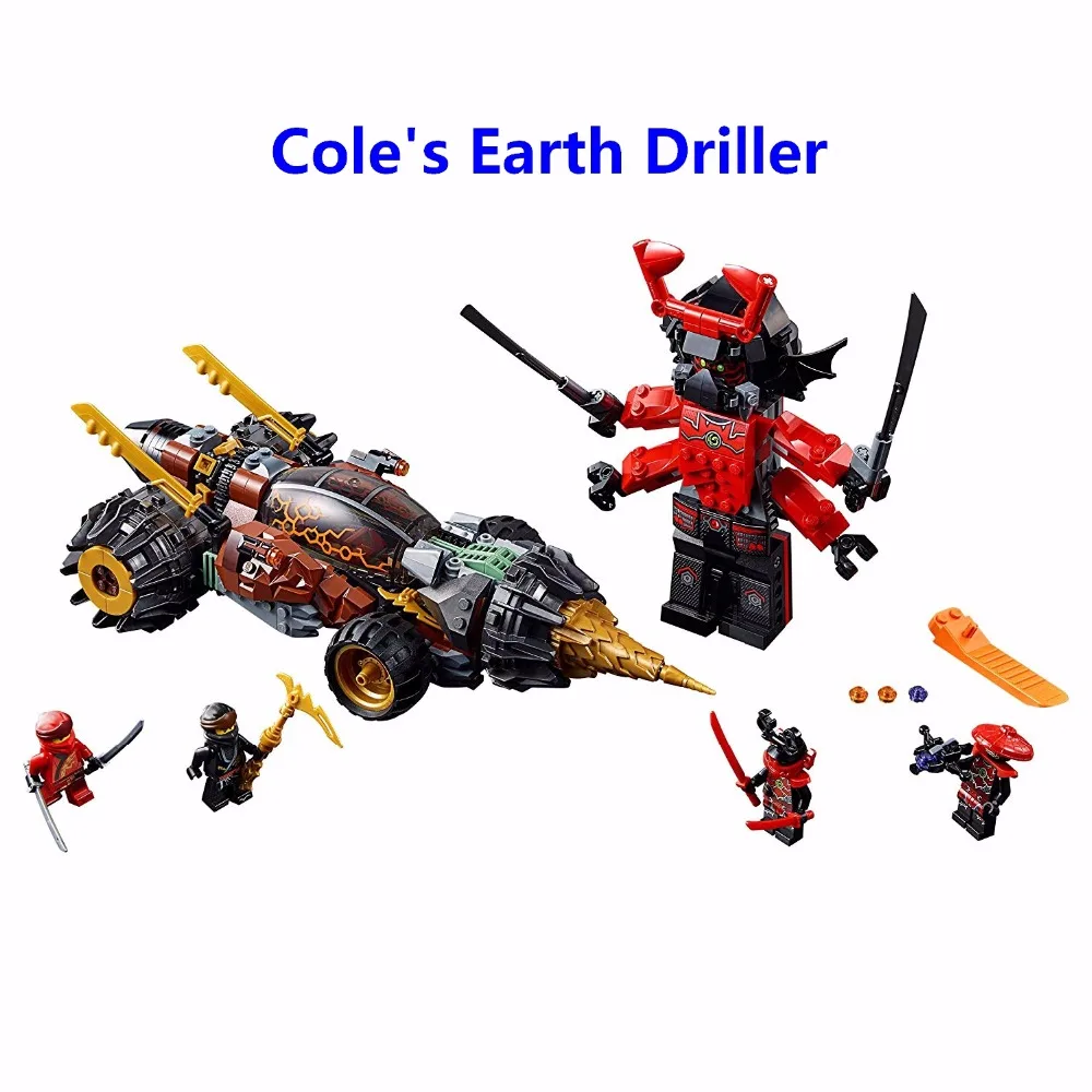 Конструктор Cole's Earth Driller LEGACY Ninja совместимый с 70669 06097 строительные блоки lepining