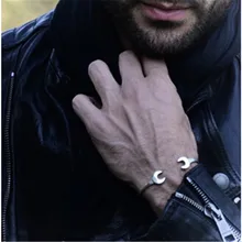 Nuevo estilo de la manera rouille motocicleta llave de doble slider miel amantes Hombre chica pulseras amantes de la miel de regalo de la joyería de la pulsera