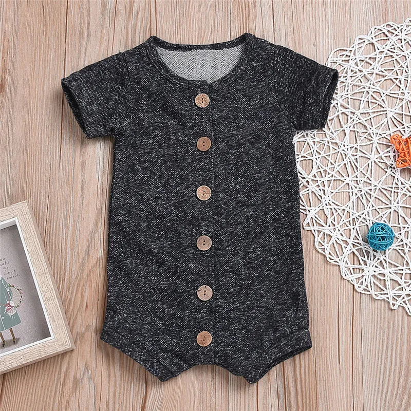 The new fashion cute design Newborn Infant Baby Girl Short Sleeve Striped Romper Jumpsuit Outfits Clothes  (11)