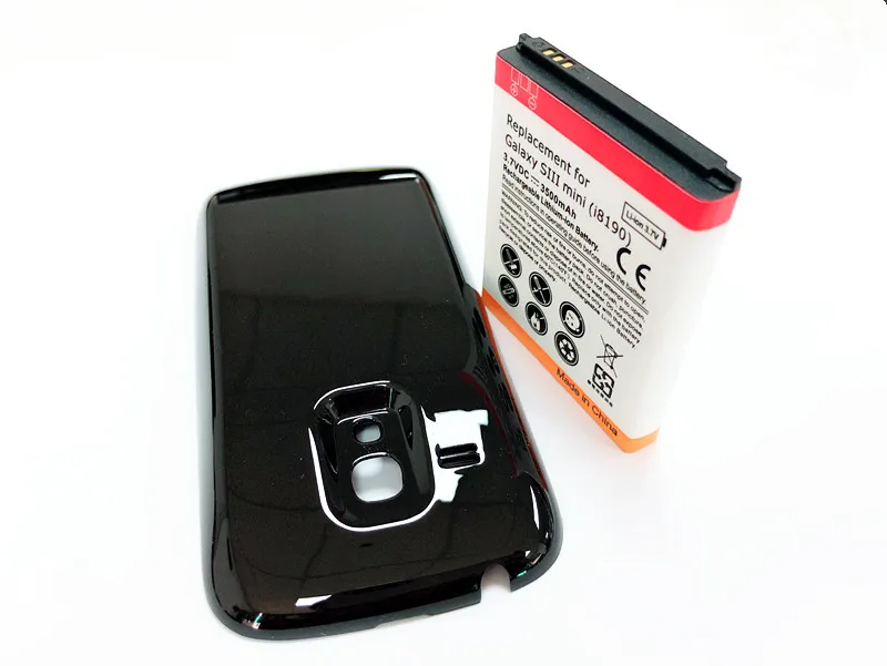 S3Mini Batteria Per Samsung Galaxy S3 Mini I8190 3500Mah Con Il Nero O Bianco Della Copertura Posteriore Di Backup Batteria Di Ricambio Eb-F1M7Flu