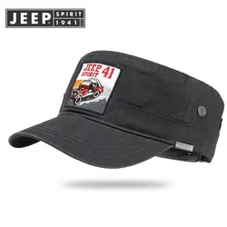 JEEP SPIRIT бренд гладкая шляпа военная шляпа анти-УФ Солнцезащитная шляпа Открытый оттенок хлопковая бейсболка воздухопроницаемая Кепка