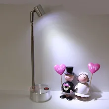 Сухая батарея лампочка, Светодиодный прожектор лампы выставочный телескопическая шкаф лампа украшения решетки магазин фонарный столб алюминиевые светильники Multicolo