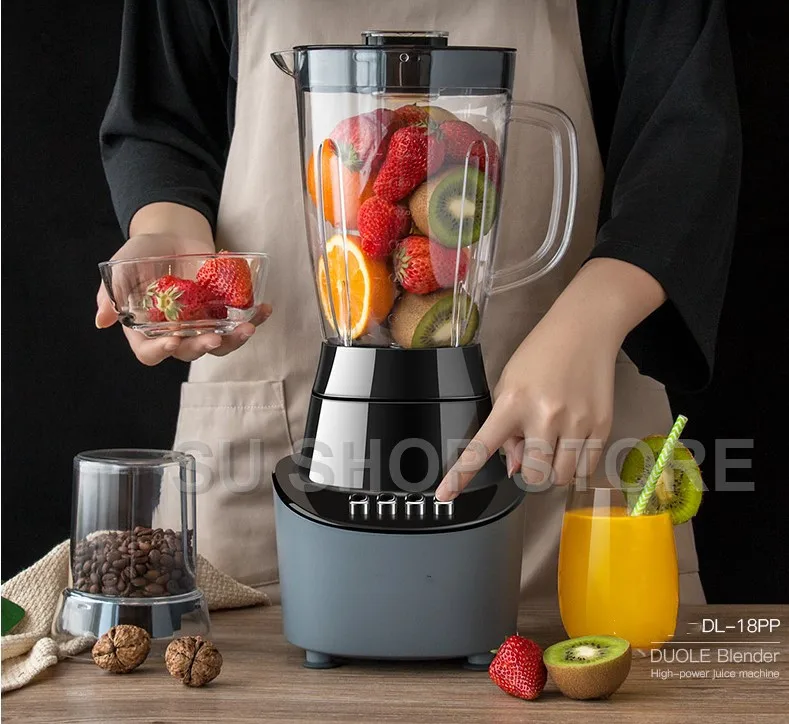 

220v Home automatic multi-function fried juice soy milk beat fruit mixing food processing machine small juicer