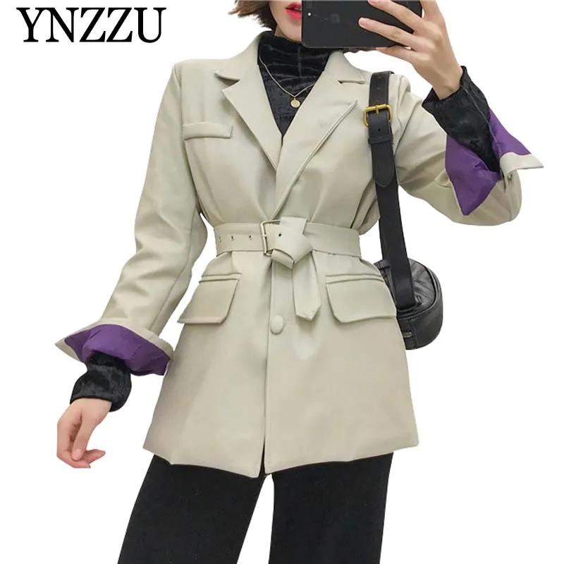 Винтаж 2019 Новый Для женщин Искусственная кожа куртка Chic PU свободные хлопковое Стеганое пальто пиджаки женские теплые кожаные пальто