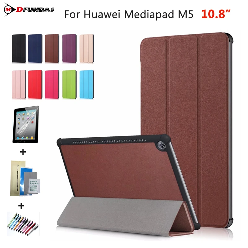  Не доставая его из чехла для huawei Mediapad M5 10 8 Чехлы крышка CMR AL09 E09 смарт подставка с