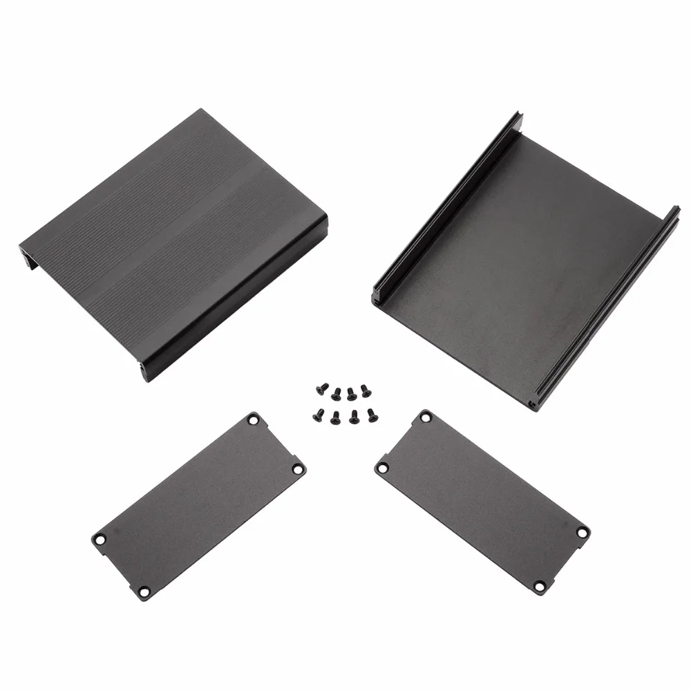 

Split Body Aluminum Box Enclosure Instrument Case Panels Screws DIY Built-in Grooves Mayitr Electronic Project Cases 120*97*40mm
