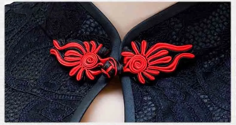 Oriental винтажные наряды китайский свадебное платье красный кружево Длинные Qi Pao Ципао с коротким рукавом Qipao туалетный для женщин халат