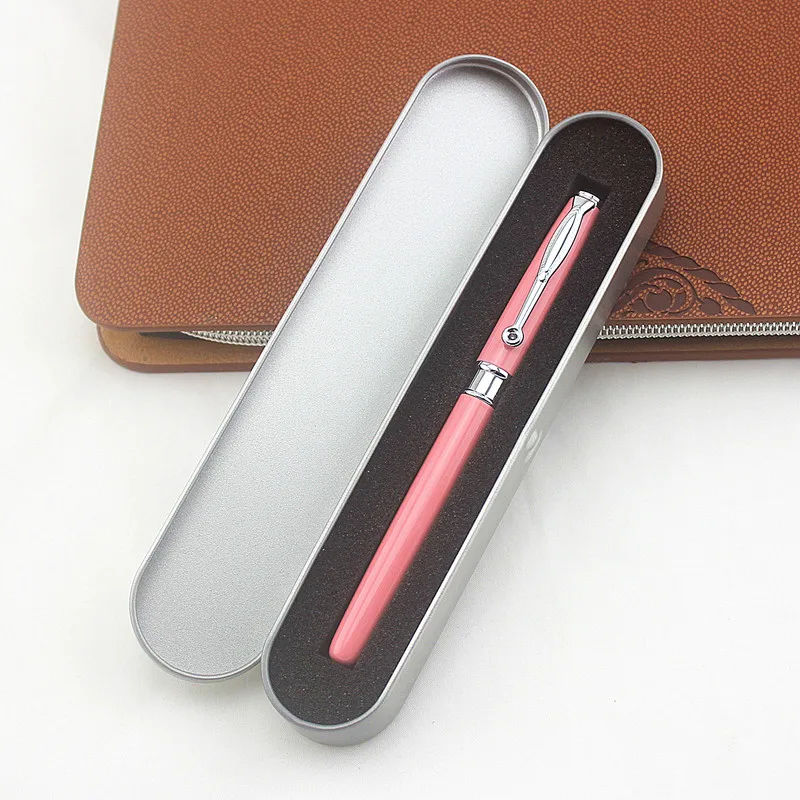 

Creative Roller Ball Pen 0.5mm Luxury Metal Ballpoint Pen For Business Writing Gifts Office School Supplies Student Stationery