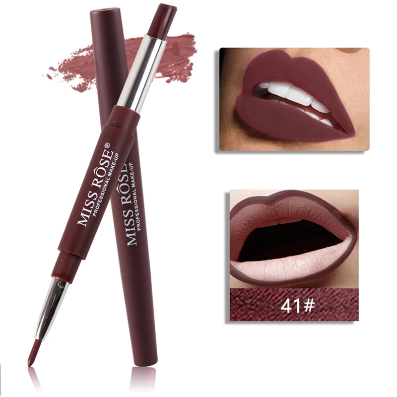 

Miss Rose New Double-headed Matte Lipstick Long Lasting Easywear Lip Tint Makeup Waterproof Women Batom Mate Lipstick Brand