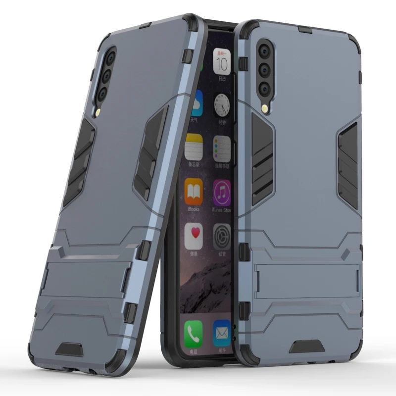 sFor Samsung A50 Case Shockproof Armor Rubber Silicone Hard PC Phone Case For Samsung Galaxy A50 2019 A 50 A505F SM-A505F Shell