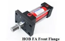 Тяги гидравлического масла цилиндр с 14MPA HOB50X200FA передним фланцем | Обустройство