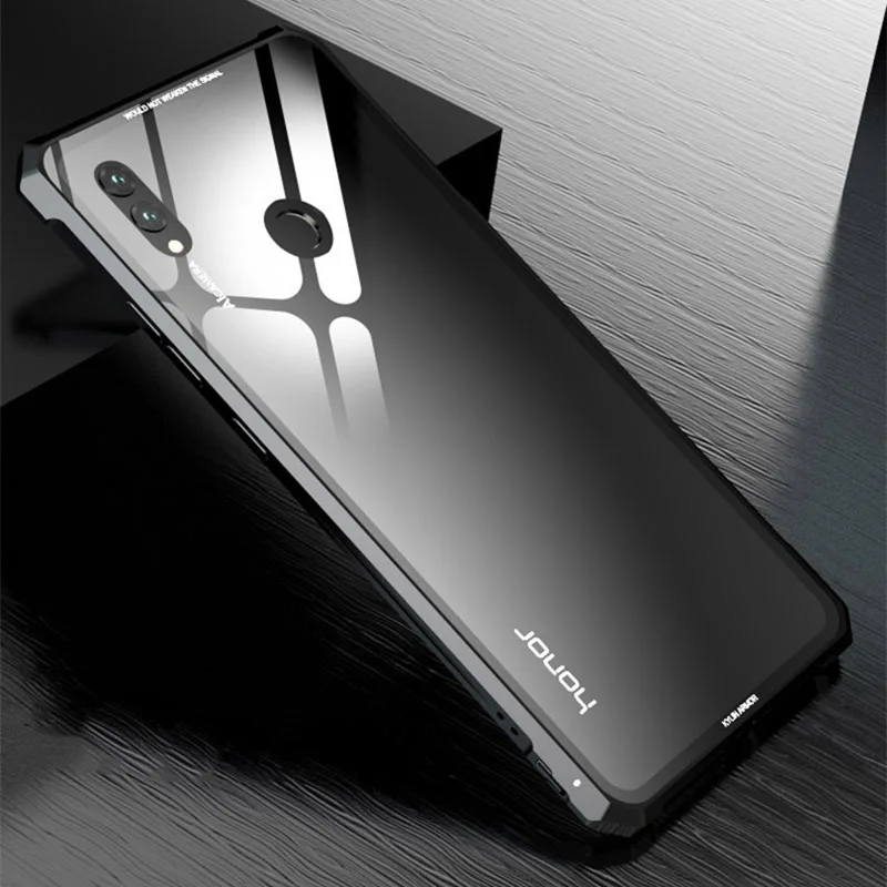 Роскошный металлический жесткий стеклянный чехол для huawei Honor Note 10 оправа