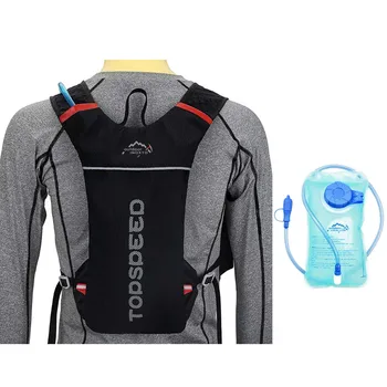 

5L Waterproof Running Backpack Jogging Trail Running Bag Lightweight Marathon Sport Rucksack 3Colors with Water Bag 1L