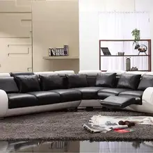 Современный стиль гостиной диван из натуральной кожи a1315